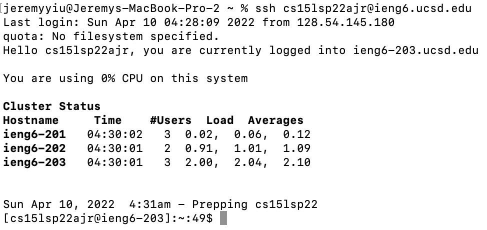 Week 2 Lab Report (April 8th, 2022) | cse15l-lab-reports